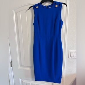Calvin Klein Royal Blue Sheath Dress